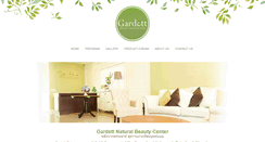 Desktop Screenshot of gardettbeauty.com