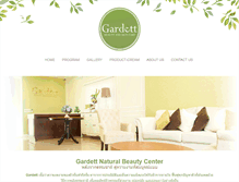 Tablet Screenshot of gardettbeauty.com